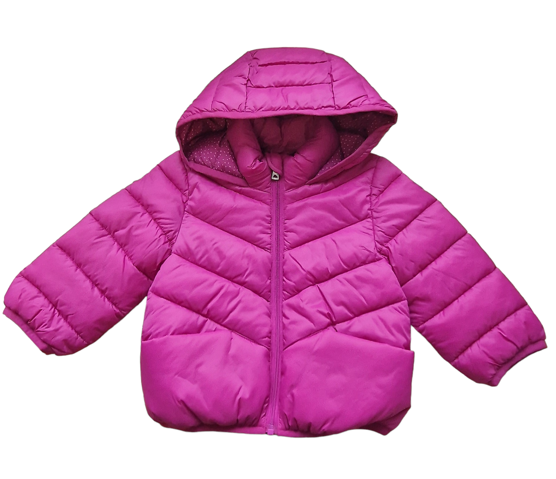 Mayoral Age 12 Months Fuchsia Pink Puffer Jacket mono kidswear