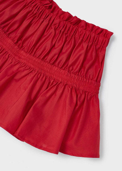 Mayoral Girls Age 4 Poplin Skirt & PrintedTop Set 3905-53/3096-78