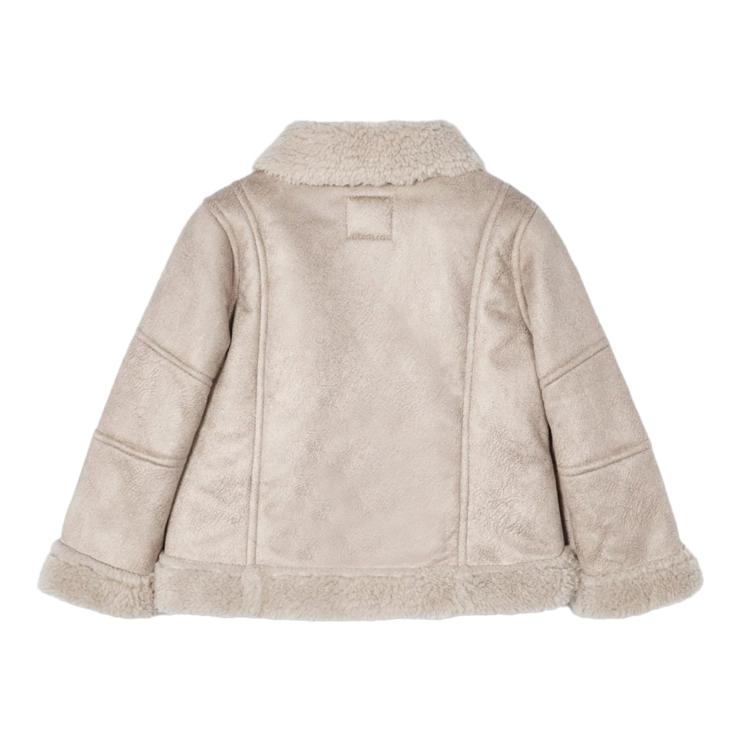 Mayoral Girls Age 4 Faux Sheepskin Jacket mono kidswear