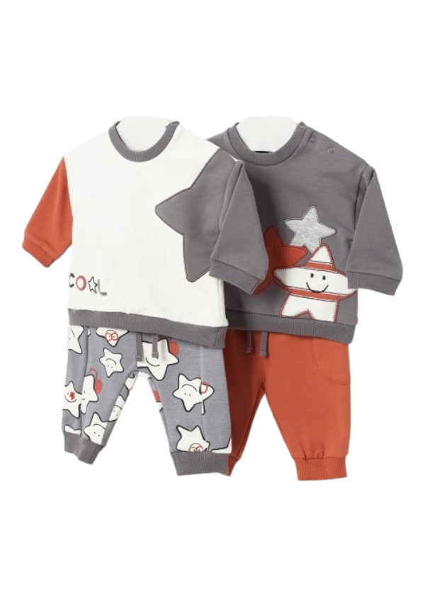 Mayoral Newborn Boys Four Piece Star Mix Match Set