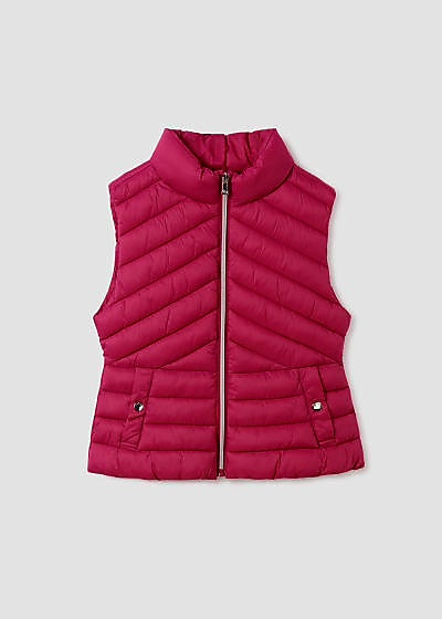 Mayoral Girls Age 8 Fuchsia Pink Padded Gilet
